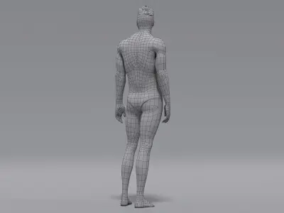  Male Diver Springboard Animated HQ Standard Edition 