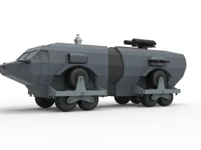 Landmaster from Damnation Alley Scale 1 to 38 3D print model