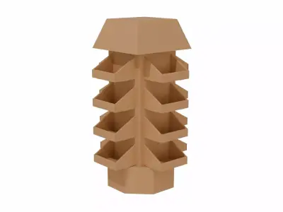 Point of Sale Cardboard Display Stand Texture