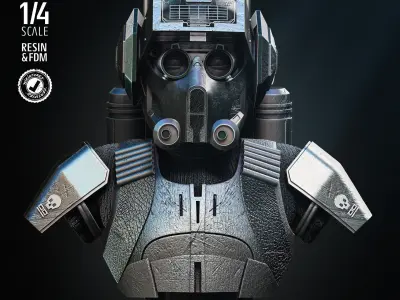 STAR WARS Tech Bust Portrait Tested for 3D Printing 3D print model