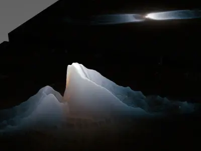 IRAS 13208 DEEP SKY OBJECT 3D SOFTWARE ANALYSIS 3D print model