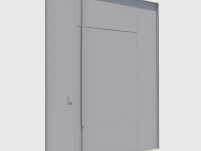 Square Metal Door 3D model
