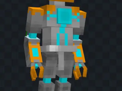 Low Poly Robot 3D model