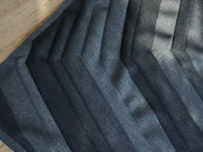 zigzag carpet 3D model