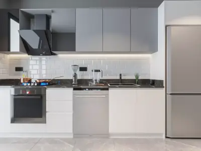 Kitchen Sample Scene 3D model