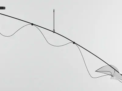 VELA 1 design for glass umbrella 3D model