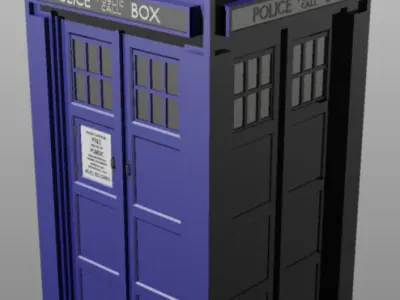 Dr Who Tardis 3D model