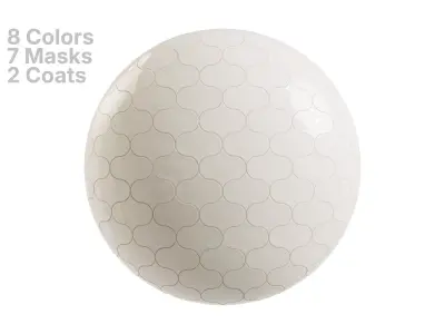 Lantern Tiles in Straight Set Layout Texture