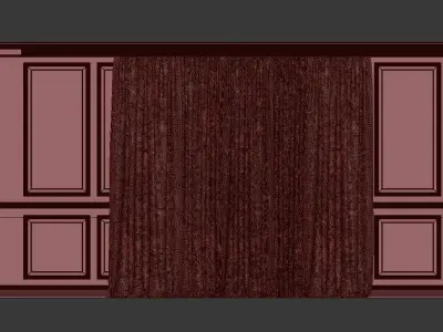 Curtain Set 234 3D model