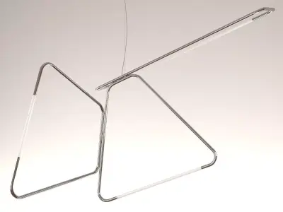 DC1206A pendant light hanging from wall 3D model