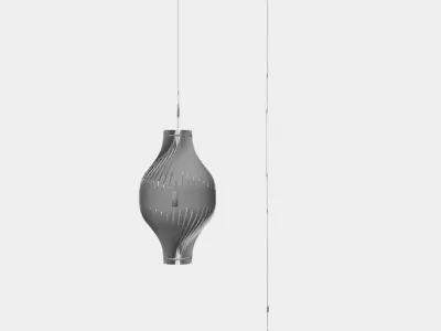 Lampe suspendue BulM XL by lairial luminaire bordeaux Free 3D model