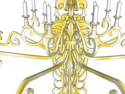 chandelier 02 3D model