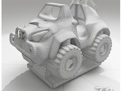 KIDDY RIDE STRIKER 3D model