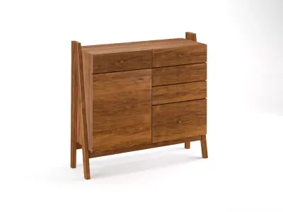 Wooden Cupboard Furniture 3D model