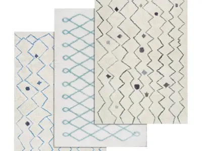 Rug Set 1691 3D model
