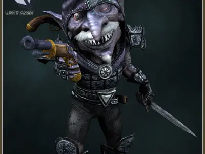 Goblins Army Light Version Low-poly 3D model