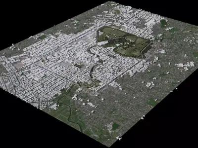 Christchurch - New Zealand 3D model