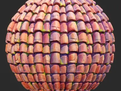  Stylized Roof Seamless Texture Texture