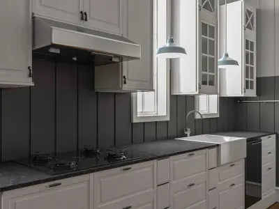 ikea sektion bodbyn kitchen 3D model
