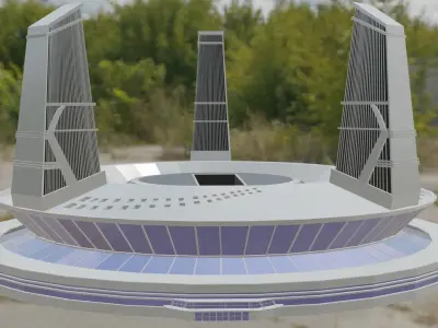 Star Labs CW The Flash Arrowverse 3D Model Low-poly 3D model