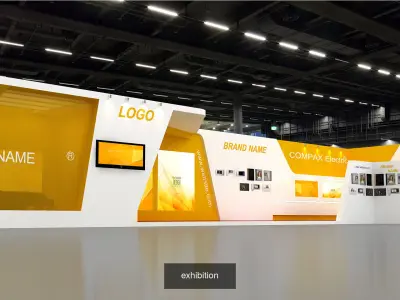 10 Modern Exhibition Collection7 3D Model Pack