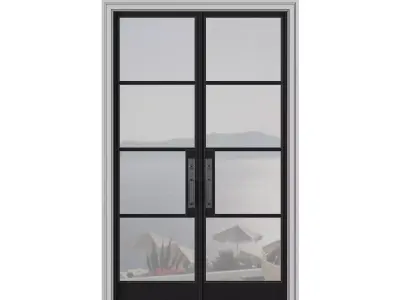 Entrance Front Iron  Doors 3D model