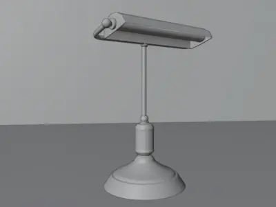 Lamp Lowpoly desk Free 3D model
