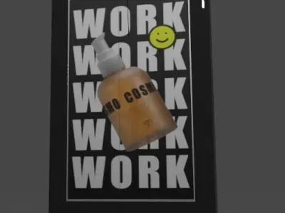 Marketing BillBoard Low-poly 3D model Low-poly 3D model