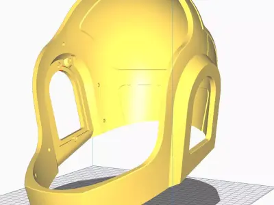 DAFT PUNK GUY HELMET WITH GLOVES ARDUINO 3D print model