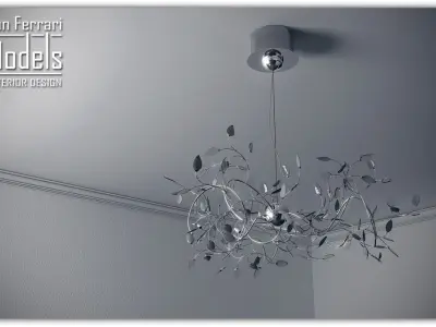 Modern Design Chandelier 3D model
