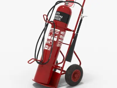 Fire extinguishers 3D Model Pack
