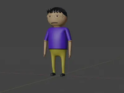 Gulli  Gulli Bulli Make Joke of Horror Character 3D model