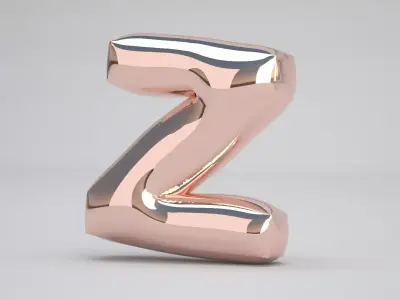 Z Balloon Copper 3D model