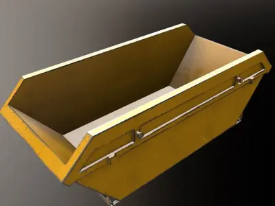 Dumpster or Skip Low-poly 3D model