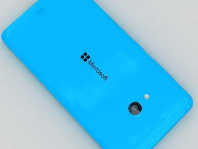 Microsoft Lumia 535 Blue 3D model