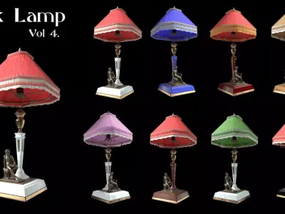 Desk lamp  Vol-4       3D model