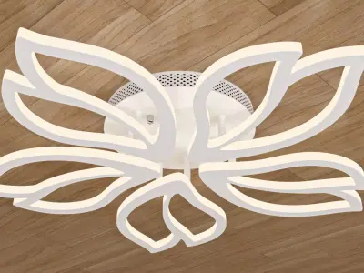 Modern Chandelier Ceiling Lamp 3D Model 3D model