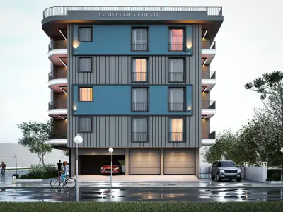 Simple apartment project 3D model