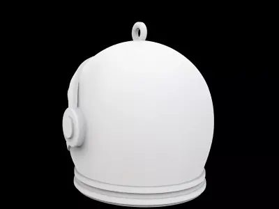 Astronaut Keychain 3D Print Model 3D print model