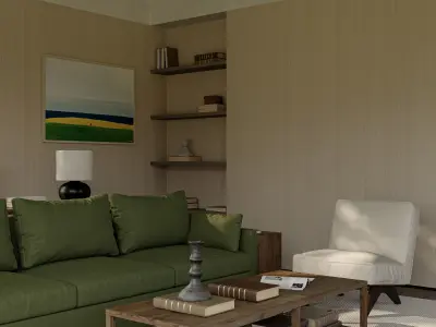 apartment interior scenes  3D model purchase
