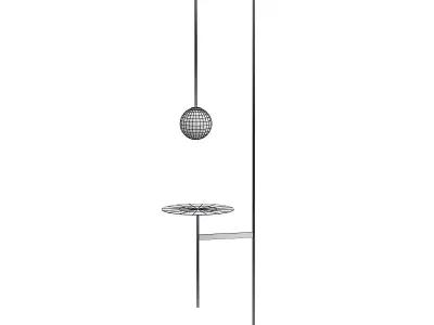 LIGHT WITH A TABLE 3D model