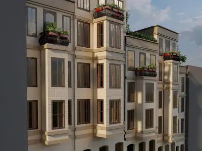 Recreational Area and Park Model In An Old Neighborhood 3D model