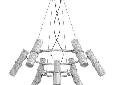 Chandelier Stilfort Trevo Low-poly 3D model