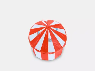 CIRCUS TENT Tent Low-poly 3D model