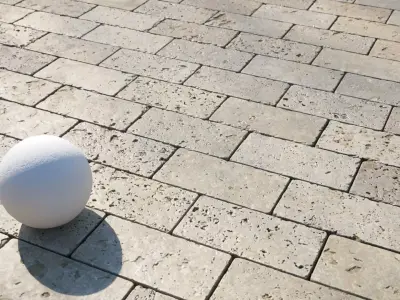 Travertine pavement texture Texture
