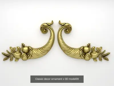 Collection onlay molding09 3D Model Pack