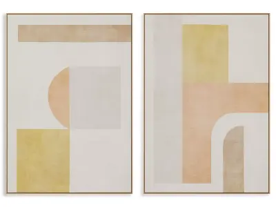 Abstract Painting Frame set 3D model 561