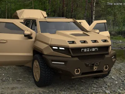  Sand Colored SUV Rezvani Vengeance Simplified 