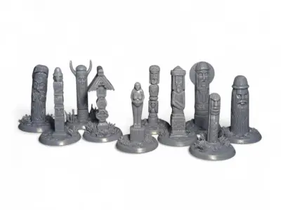 Pagan Idols 3D print model