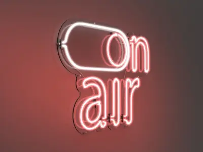 On Air 1 - Neon Sign 3D model